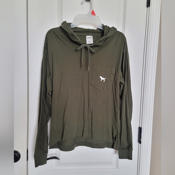 PINK Victoria's Secret Hooded Longsleeve Top | Size XS | NWOT - Picture 4 of 5